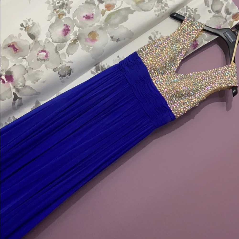 Long Blue Dress